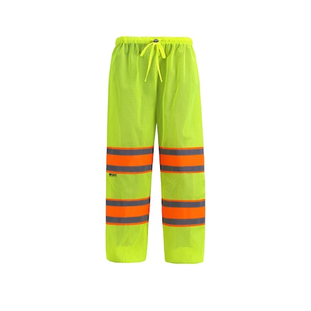 2W International Lime High Viz Minnesota Pants, Regular MN522C-E R